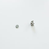 Magnetic Earrings 6mm Stainless Steel – Clip-On Earrings (Set of 2)