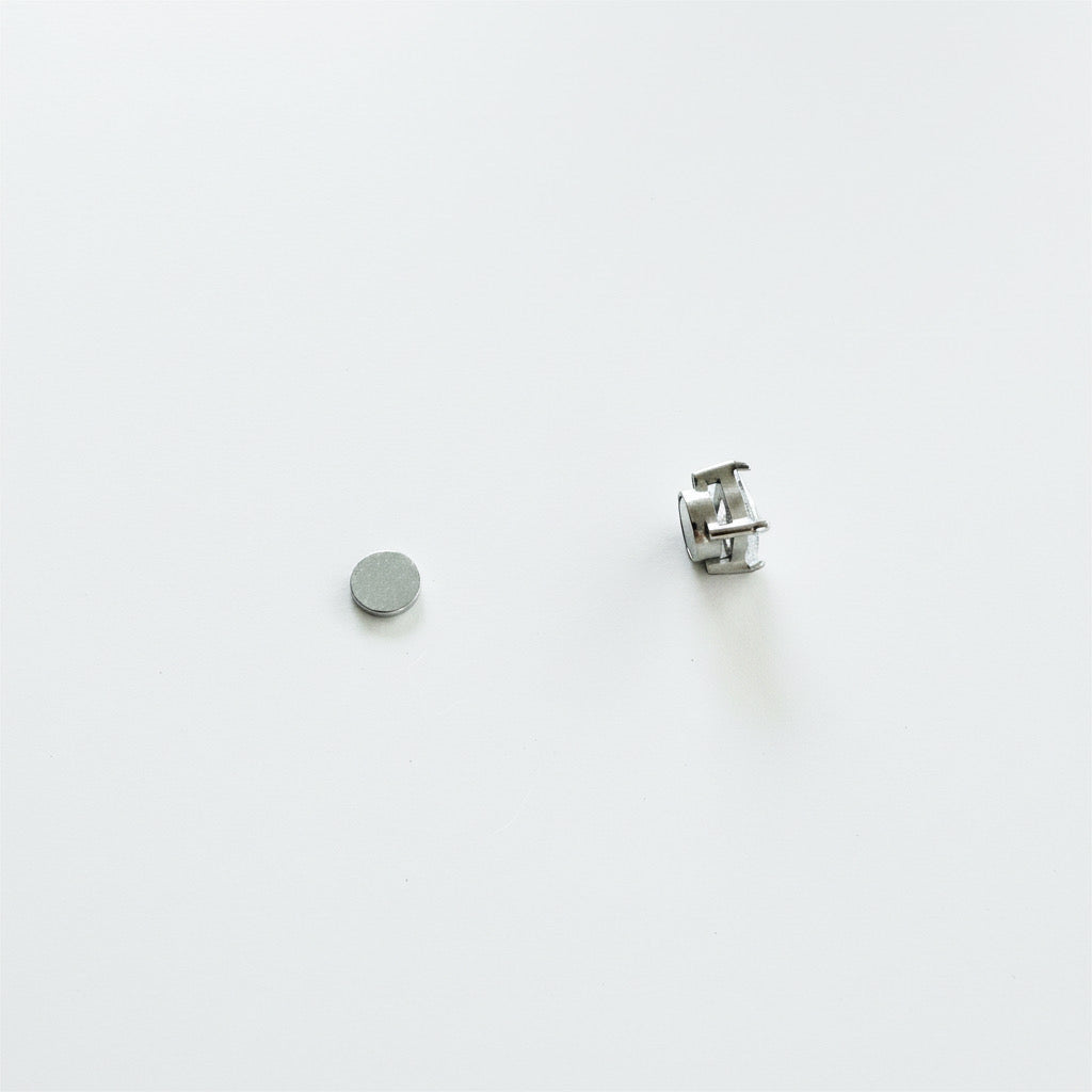 Magnetic Earrings 6mm Stainless Steel – Clip-On Earrings (Set of 2)
