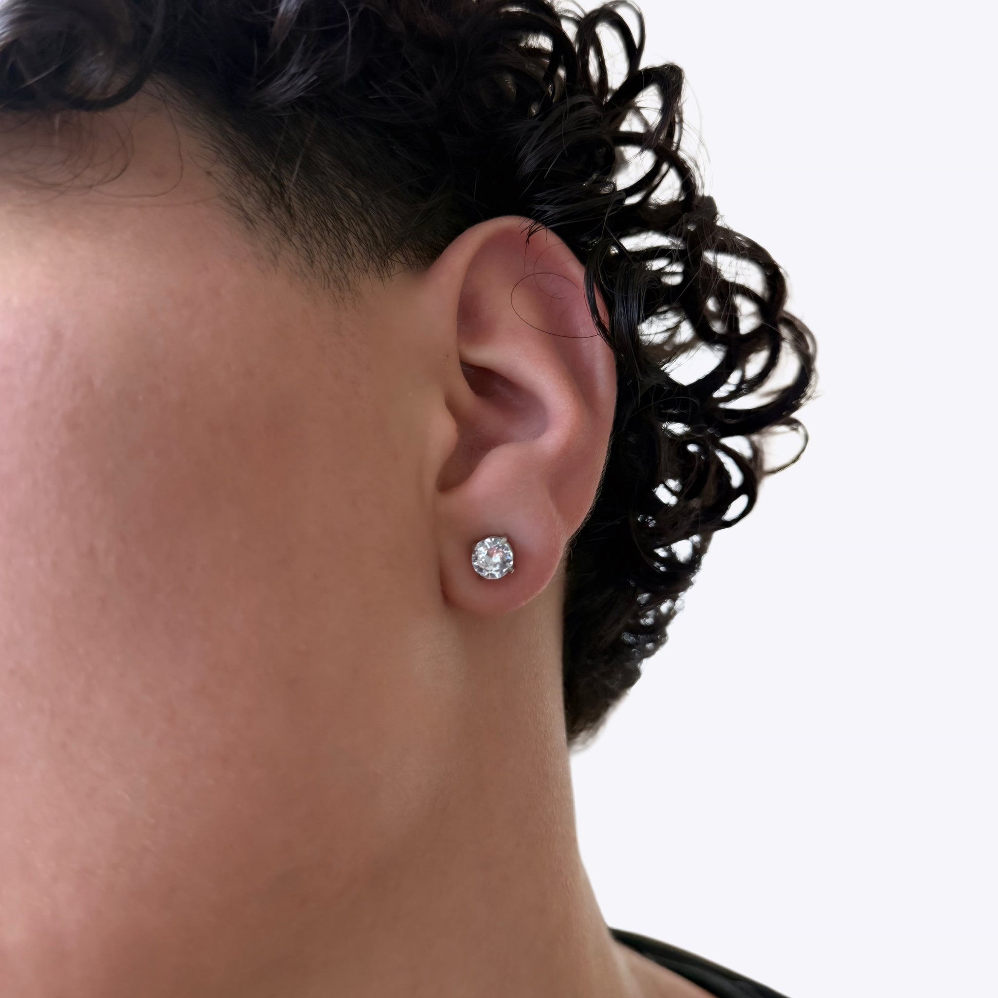 Magnetic Earrings 6mm Stainless Steel – Clip-On Earrings (Set of 2)