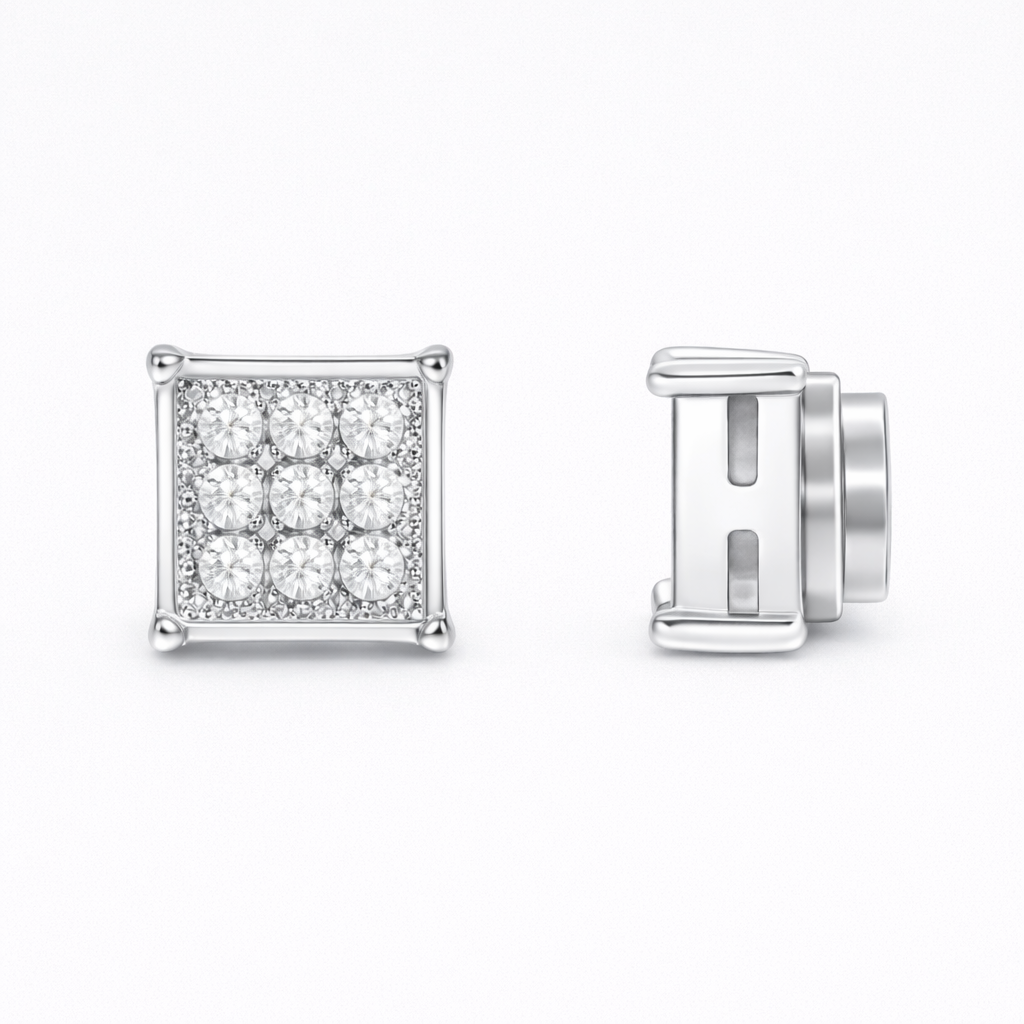 Magnetic Earrings 6mm Stainless Steel – Clip-On Earrings (Set of 2)